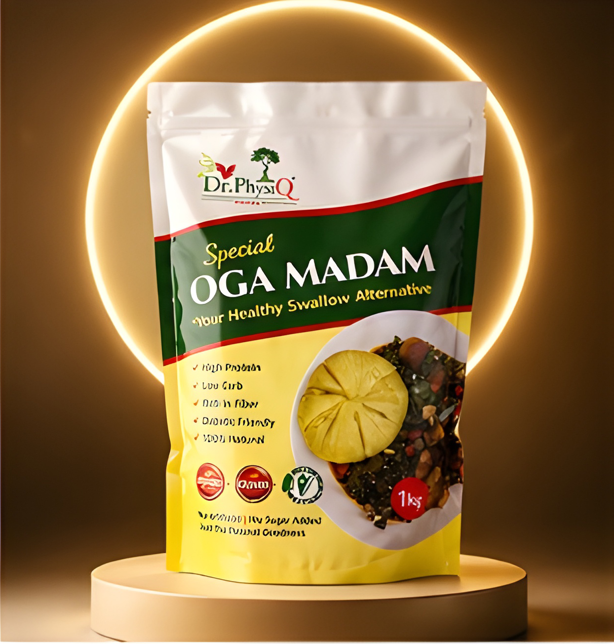 OGA MADAM glowing product display